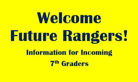 Welcome Future Rangers 